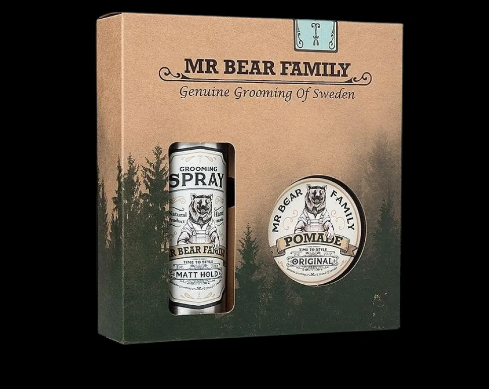 Hair Kit Pomade & Grooming Spray Sweetwood